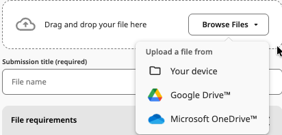 Your device option in the Browse Files menu